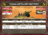 Flames of War: Soviet Heavy Artillery Battery (Late War)