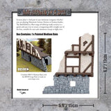 Battlefield in a Box: Wartorn Village - Medium Ruin