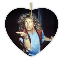 Robert Plant Led Zeppelin Christmas Ornament