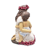 A Mother’s Embrace Figurine, 8" Child and Mom Heartwarming Tabletop Statue Decoration