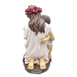 A Mother’s Embrace Figurine, 8" Child and Mom Heartwarming Tabletop Statue Decoration