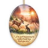 Kindness in Your Heart Ornament, Bambi's Gentle Lesson Christmas Gift