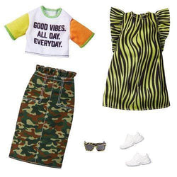 Barbie Camo and Zebra Print Fashion Accessory Pack 12