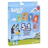 Bluey 5 in 1 Card Game Set