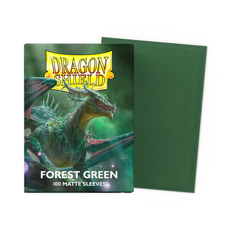 Forest Green - Matte Sleeves - Standard Size