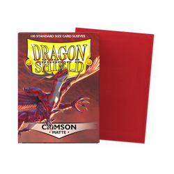 Crimson - Matte Sleeves - Standard Size