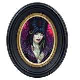 Cameo Creeps Tiny Monster Paintings - Elvira Mistress of the dark