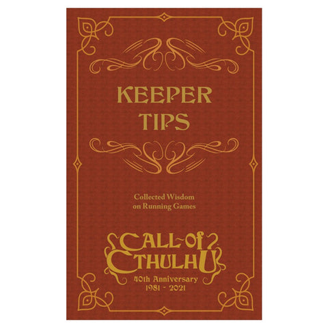 Call of Cthulhu: Keeper Tips Book - Collected Wisdom