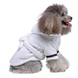 Anniepaw Cat Dog Bathrobe Soft Pet Pajamas Sleeping Clothes and Bath Drying Towel for Dogs and Cats