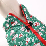 AnniePaw Christmas Dog Jacket - Windproof Vest for Small Breeds