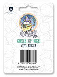 Sticker: Circle of Dice Waterproof Die Cut