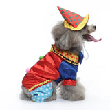 Anniepaw Clown Cosplay Pet Costume: Halloween Outfit for Small Dogs Cats Chihuahua Puppy Clothing and Accessories