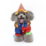 Anniepaw Clown Cosplay Pet Costume: Halloween Outfit for Small Dogs Cats Chihuahua Puppy Clothing and Accessories