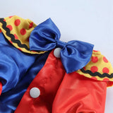 Anniepaw Clown Cosplay Pet Costume: Halloween Outfit for Small Dogs Cats Chihuahua Puppy Clothing and Accessories