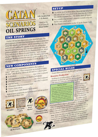 Catan: Scenario - Oil Springs