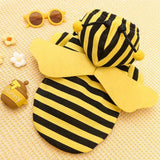 Anniepaw Cute Bee Halloween Pet Costume: Autumn and Winter Cartoon Hoodie for Dogs and Cats Suitable for Christmas