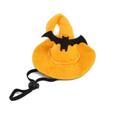 Anniepaw Dog Cat Halloween Witch Hat Pumpkin Smile Costume Photo Prop Party Headwear