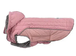 AnniePaw Dog Coat with Detachable Hood - Warm Reflective Winter Jacket