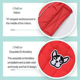 AnniePaw Dog Coat with Detachable Hood - Warm Reflective Winter Jacket