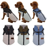 Anniepaw Dog Jacket with Harness Winter Warm Waterproof Coat for Small Large Dogs Chihuahua French Bulldog Outfits