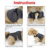 AnniePaw Dog Thunder shirts  Anxiety Jacket Thunder Vests For Dogs