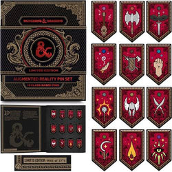 Dungeons & Dragons Character Class Augmented Reality Enamel Pin Set of 12 - Shared Exclusive