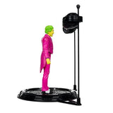 McFarlane Toys DC Retro The Joker Batman: Classic TV Series Black Light Gold Label 6-Inch Action Figure - Entertainment Earth Exclusive