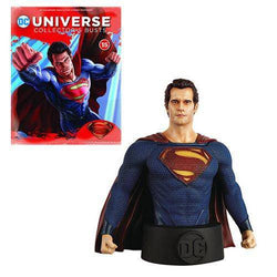 Eaglemoss DC Universe Man of Steel Movie Superman Bust with Collector Magazine #15