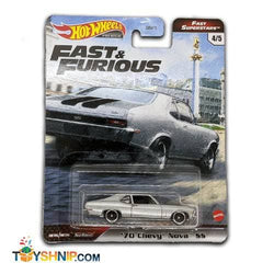 Fast & Furious Hot Wheels Premium Vehicle 2021 - 4/5 '70 Chevy Nova SS