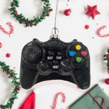 Video Game Controller Glass Christmas Ornament