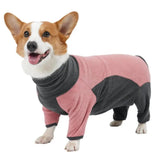 AnniePaw Four Legs Post-Surgery Dog Suit Fleece Pajamas Anti-lick