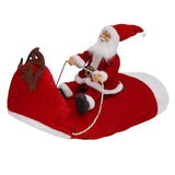 AnniePaw Santa Claus Dog Coat - Christmas Apparel for All Sizes