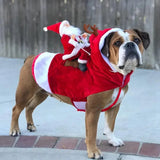 AnniePaw Santa Claus Dog Coat - Christmas Apparel for All Sizes