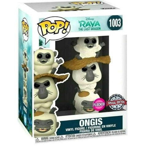 Funko Pop! 1003 Disney Raya and the Last Dragon Ongis Flocked Vinyl Figure - Special Edition