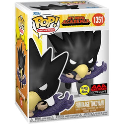 Funko Pop! 1351 Animation - My Hero Academia Fumikage Tokoyami Glow-in-the-Dark AAA Exclusive