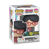 Funko Pop! 1358 Animation - Boruto -  Sarada with Sharingan Vinyl Figure - Glow-in-the-Dark Entertainment Earth Exclusive