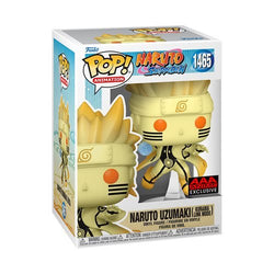 Funko Pop! 1465 Animation - Naruto: Shippuden Naruto Uzumaki Kurama Link Mode AAA Exclusive