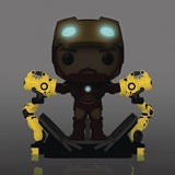 Funko Pop! 905 - Marvel Iron Man with Gantry Glow-in-the-Dark Deluxe Vinyl Bobble Head - PX