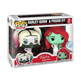 Funko Pop! Harley Quinn and Poison Ivy Wedding Vinyl Figure 2-Pack - Entertainment Earth Exclusive