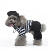 Anniepaw Funny Clown Costume for Pets: Halloween Cosplay Suit for Small Dogs, Cats, and Chihuahua Accessories