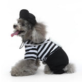 Anniepaw Funny Clown Costume for Pets: Halloween Cosplay Suit for Small Dogs, Cats, and Chihuahua Accessories