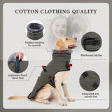 Anniepaw Furry Collar Winter Waterproof Snowproof Windbreaker Harness Coats