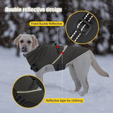 Anniepaw Furry Collar Winter Waterproof Snowproof Windbreaker Harness Coats