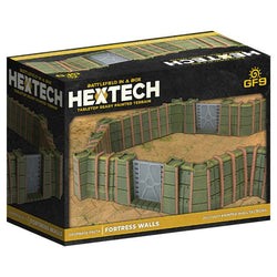 Battlefield in a Box: HexTech - Dropbase Delta Fortress Walls