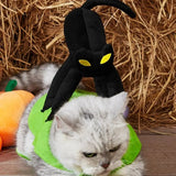 Anniepaw Halloween Black Cat Pet Costume: Funny Dress Up for Small to Medium Dogs and Cats for Holidays