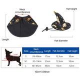 Anniepaw Halloween Pet Cape and Hat: Cosplay Cloak Costume for Christmas Suitable for Chihuahua and Small Dogs