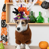 Anniepaw Halloween Pet Hat Costume for Dogs and Cats Soft Party Accessories Dress Up Small