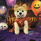 Anniepaw Halloween Pumpkin Dog Dress: Funny Costume Apparel for Chihuahua Yorkie and Small Dogs Pet Supplies