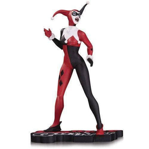 Harley Quinn Red Black and White Statue By Jae Lee