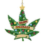 Kurt Adler - Cannabis Ornament - Choose your Style